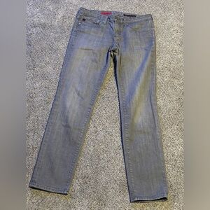 Ag Adriano Goldschmied Straight Leg Jeans in Faded Blue